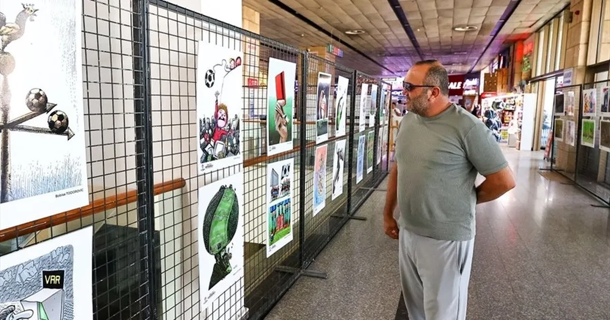 Denizli’de Karikatür Sergisi yolcularla buluştu Img