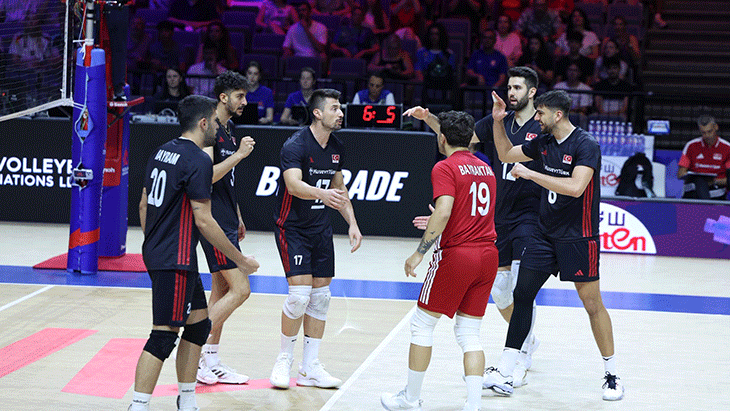 Milletler liginde filenin efelerinin ceyrek finalde rakibi slovenya fsmscrde